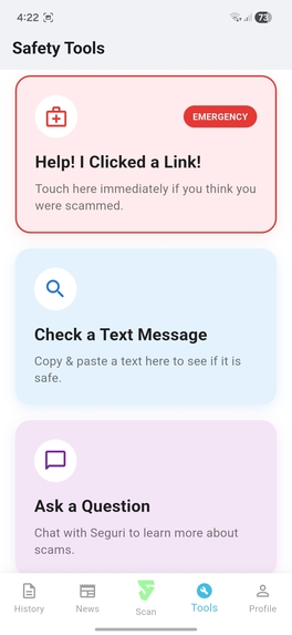 Seguri - A Digital Hand to Hold – screenshot 6