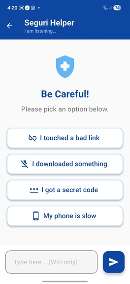 Seguri - A Digital Hand to Hold – screenshot 8