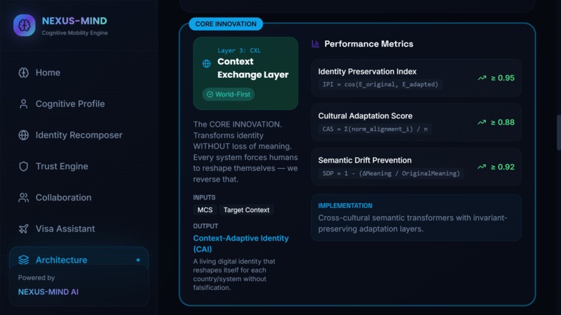 NEXUS-MIND: Cognitive Mobility Intelligence – screenshot 5