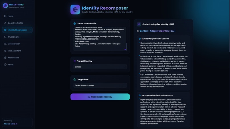 NEXUS-MIND: Cognitive Mobility Intelligence – screenshot 10