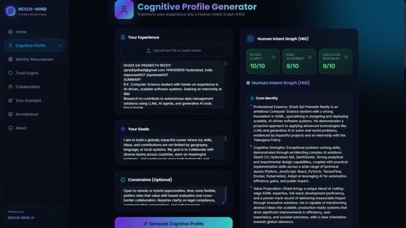 NEXUS-MIND: Cognitive Mobility Intelligence – screenshot 17