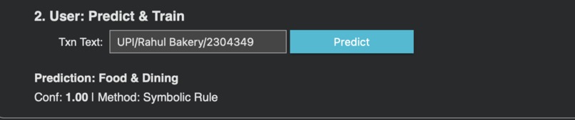 Automated AI Transaction Categorisation – screenshot 2