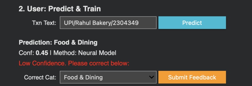 Automated AI Transaction Categorisation – screenshot 4