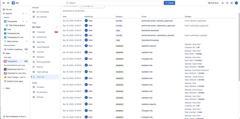 Workbeat for Jira – screenshot 6