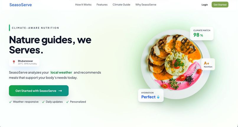 SeasoServe – screenshot 1