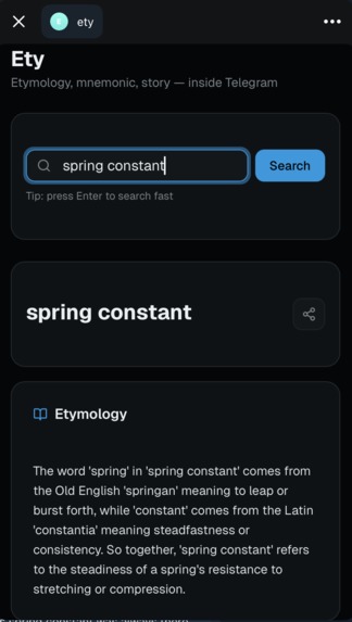 ETY TeleBot – screenshot 1