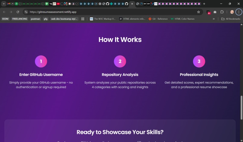 GitResume: Transform Your GitHub Into Professional Analysis – screenshot 4