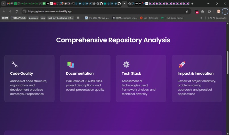 GitResume: Transform Your GitHub Into Professional Analysis – screenshot 2