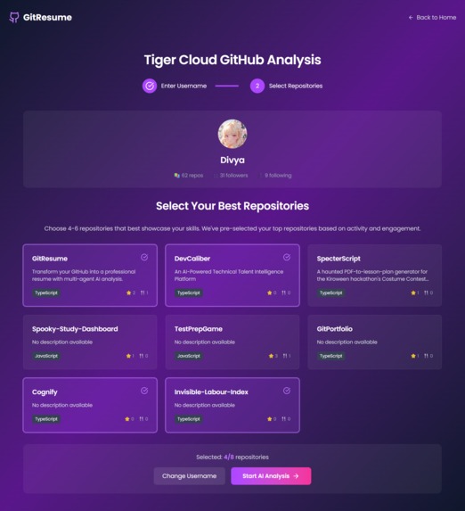 GitResume: Transform Your GitHub Into Professional Analysis – screenshot 7