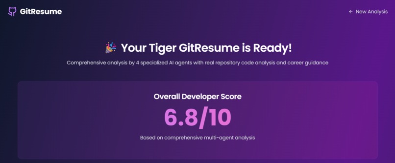 GitResume: Transform Your GitHub Into Professional Analysis – screenshot 8