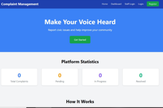 Citizen Complaint Management System