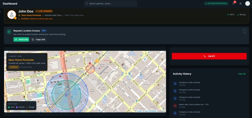 SafeWander – screenshot 5