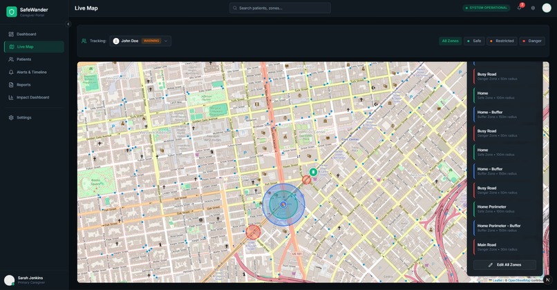 SafeWander – screenshot 6