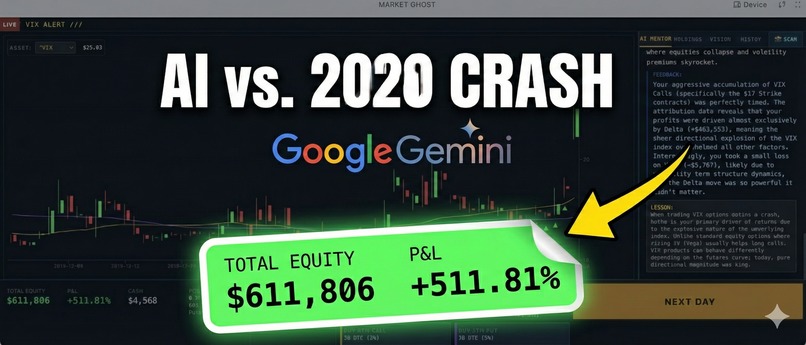 Market Ghost — AI Options Trading Simulator – screenshot 1