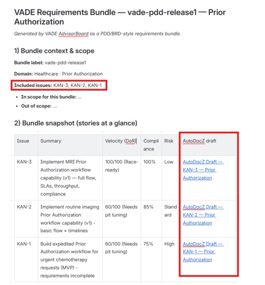 VADE: Velocity Audit & Documentation Engine – screenshot 5