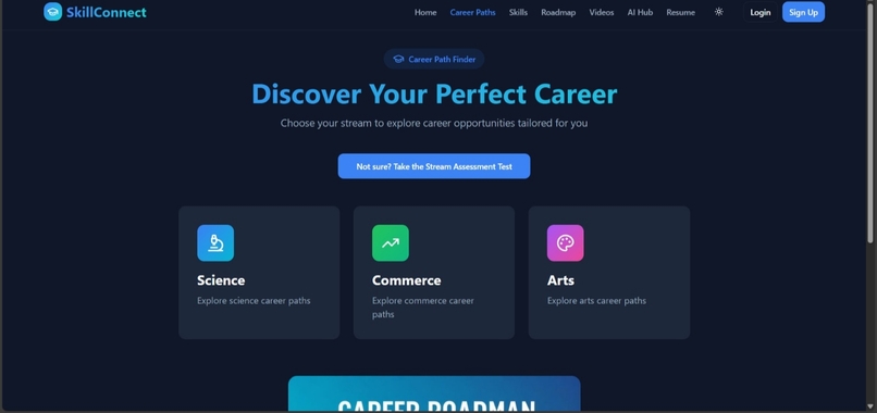 SkillConnect – Connects skills with careers – screenshot 1