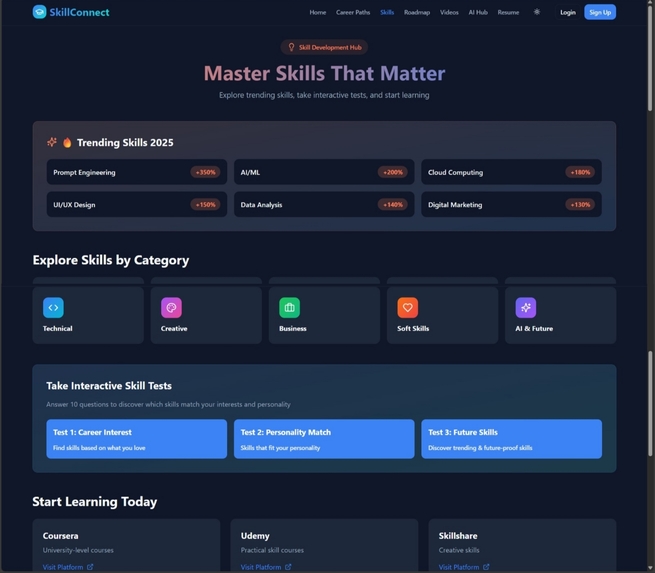 SkillConnect – Connects skills with careers – screenshot 3