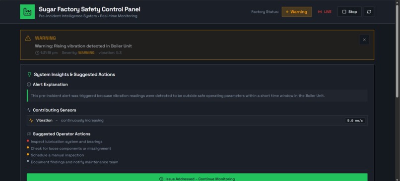Real Time Industrial Safety Monitoring with GridDB Cloud – screenshot 2