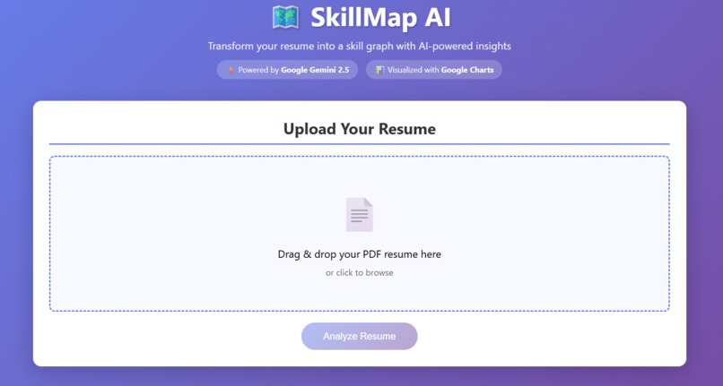 SkillMap AI - Multimodal Skill Intelligence System – screenshot 1