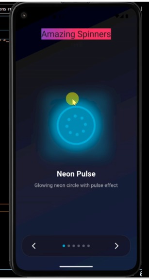 Animated Spinners in Flutter – screenshot 1