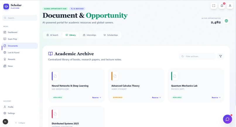 Scholar Platform – screenshot 3
