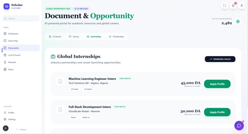 Scholar Platform – screenshot 4