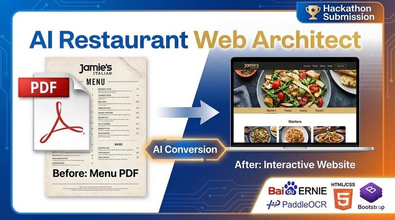 AI Restaurant Web Architect (using ERNIE) – screenshot 1