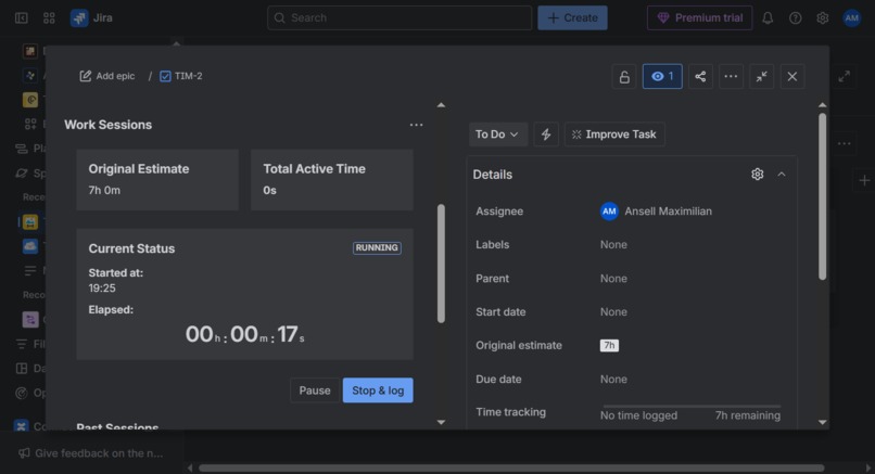 Time Smith | Smart Logging and Manhour Assignment – screenshot 4
