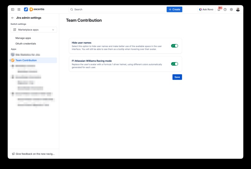 Team Contribution for Jira – screenshot 2