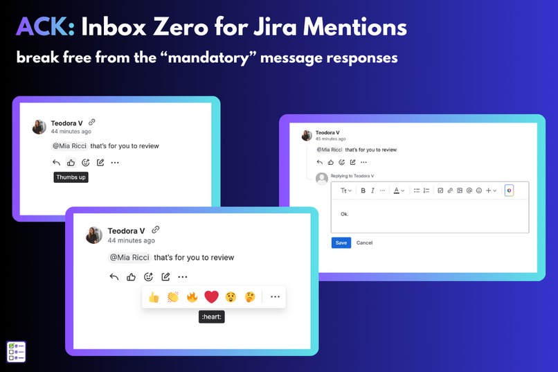 ACK - Inbox Zero for Jira Mentions – screenshot 4