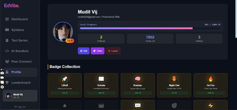 EdVibe, AI companion for students. – screenshot 3