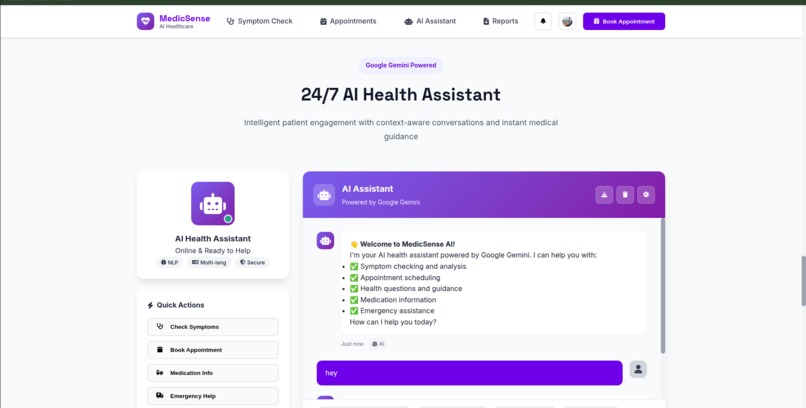 MedicSense AI – screenshot 1
