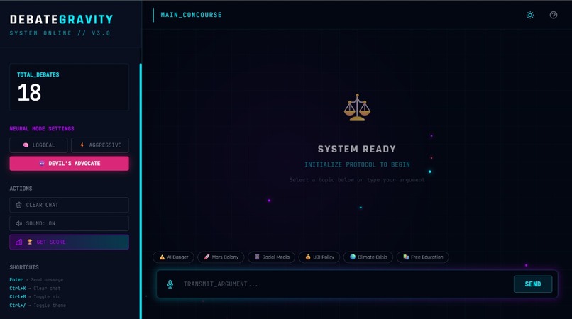 Debate gravity  – screenshot 4