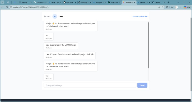 SkillSwap AI – screenshot 1