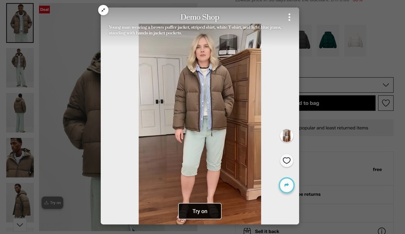 Tryona - virtual try-ons – screenshot 2