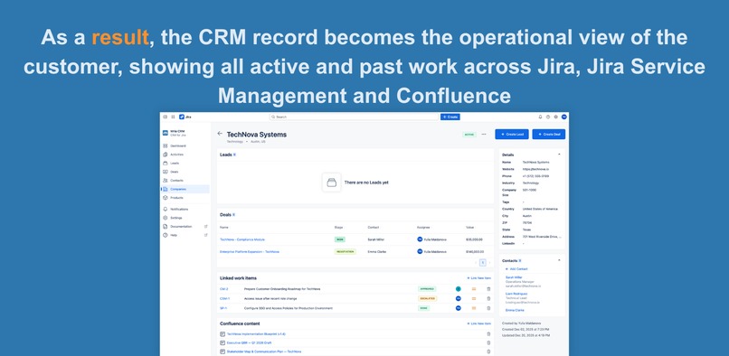 Mria CRM: CRM for Jira Teams – screenshot 6