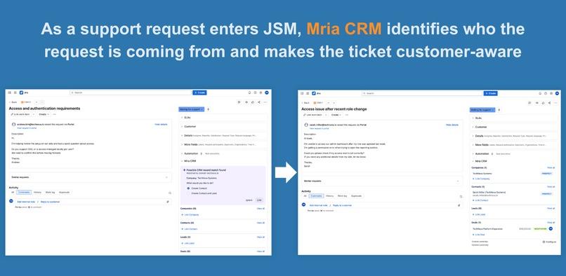 Mria CRM: CRM for Jira Teams – screenshot 4