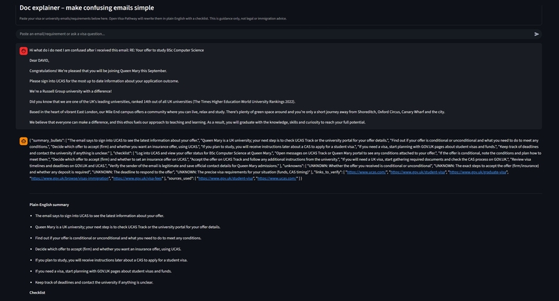Open-Visa-Pathway  – screenshot 5