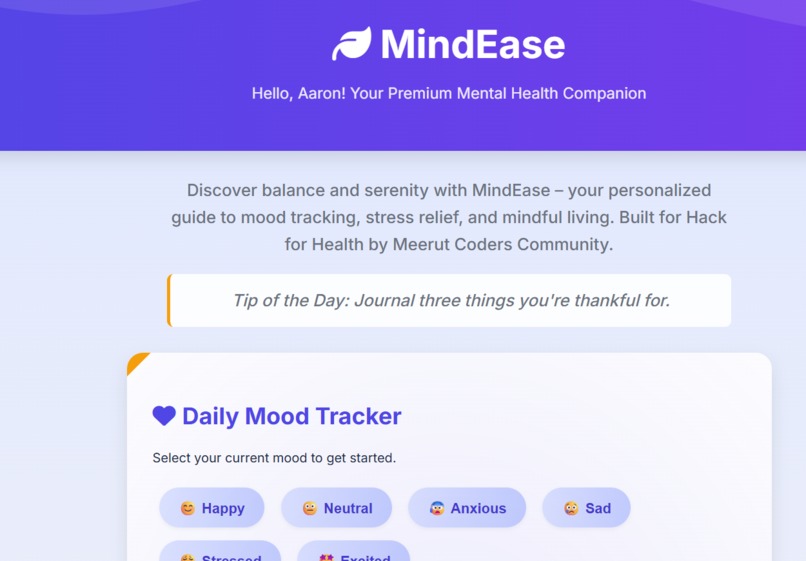 Mind Ease – screenshot 2
