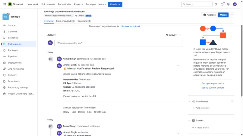 PRISM: Pull Request Intelligence & Selection Mechanism – screenshot 6