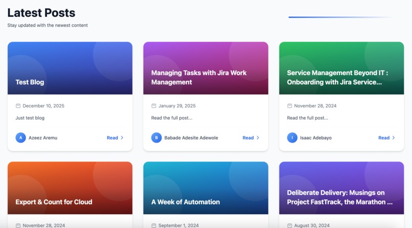 cBlog – screenshot 2
