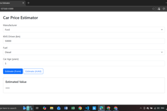 AI-Powered Car Price Prediction Web App