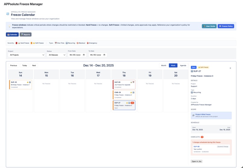 APPsolute Freeze Manager – screenshot 1