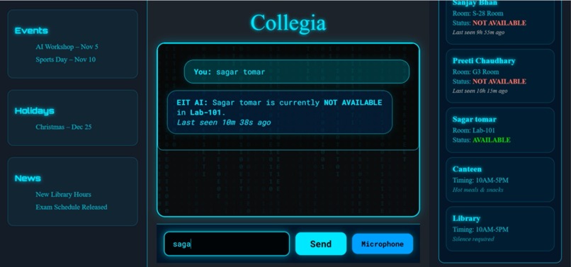 FacultyFinder – screenshot 2