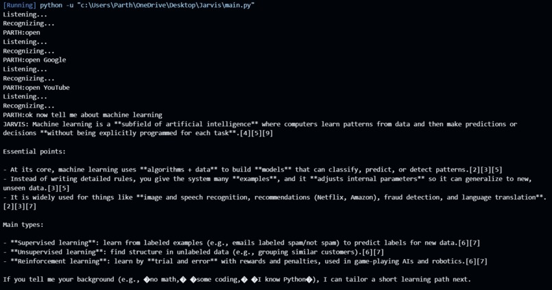 JARVIS A.I  – screenshot 2