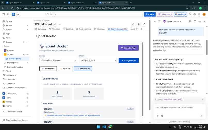 Sprint Doctor – screenshot 2