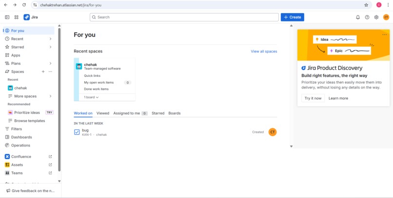 Issue tracker – screenshot 1