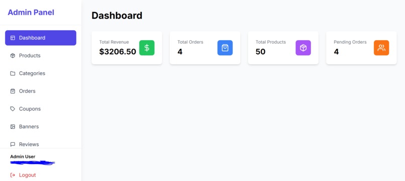 FULL STACK E COMMERCE STORE – screenshot 4
