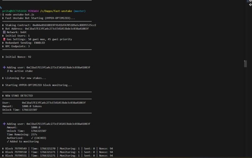 Fast-Unstake – screenshot 1