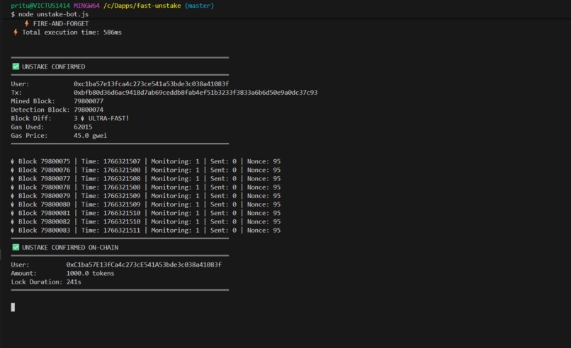 Fast-Unstake – screenshot 2